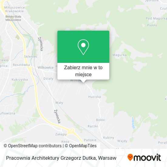 Mapa Pracownia Architektury Grzegorz Dutka