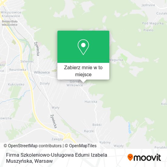 Mapa Firma Szkoleniowo-Usługowa Edumi Izabela Muszyńska