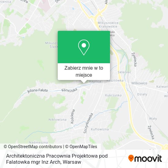 Mapa Architektoniczna Pracownia Projektowa pod Falatowka mgr Inz Arch