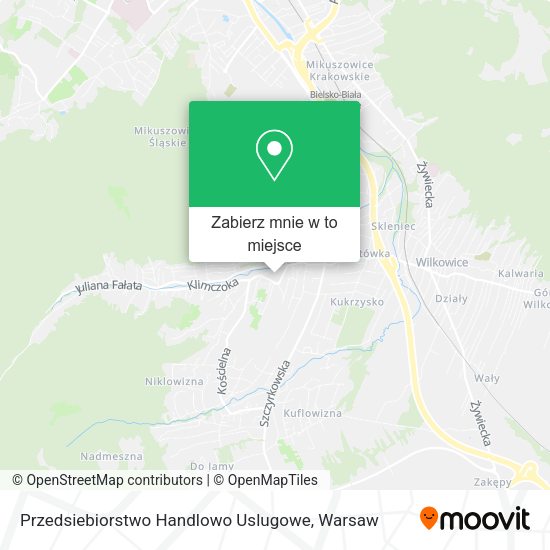 Mapa Przedsiebiorstwo Handlowo Uslugowe