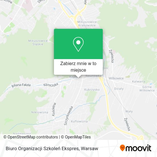 Mapa Biuro Organizacji Szkoleń Ekspres