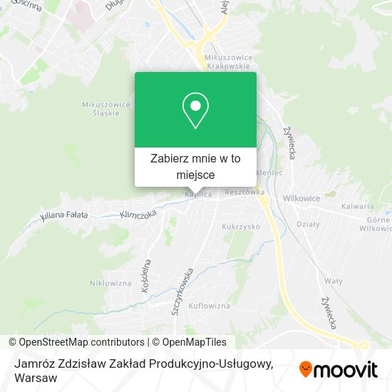 Mapa Jamróz Zdzisław Zakład Produkcyjno-Usługowy