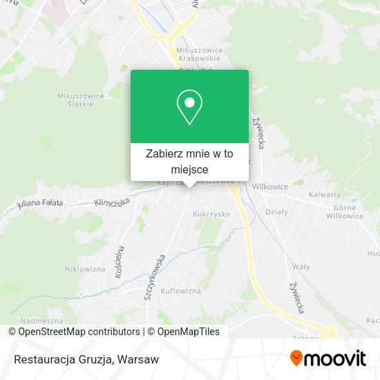 Mapa Restauracja Gruzja