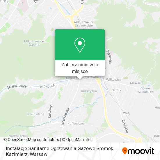 Mapa Instalacje Sanitarne Ogrzewania Gazowe Sromek Kazimierz