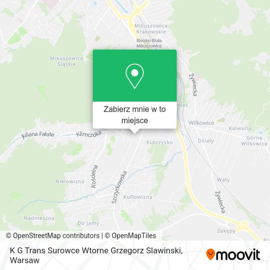 Mapa K G Trans Surowce Wtorne Grzegorz Slawinski