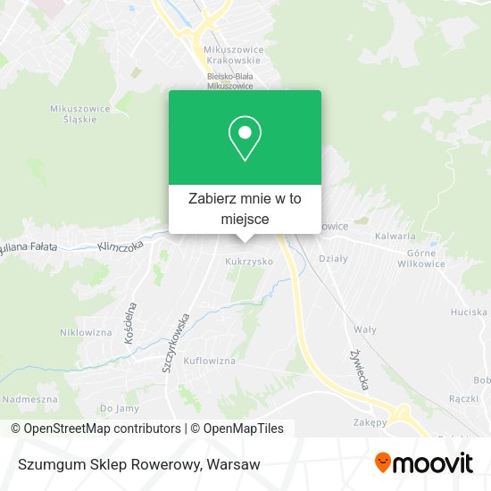 Mapa Szumgum Sklep Rowerowy