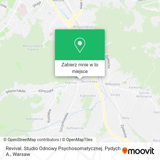 Mapa Revival. Studio Odnowy Psychosomatycznej. Pydych A.