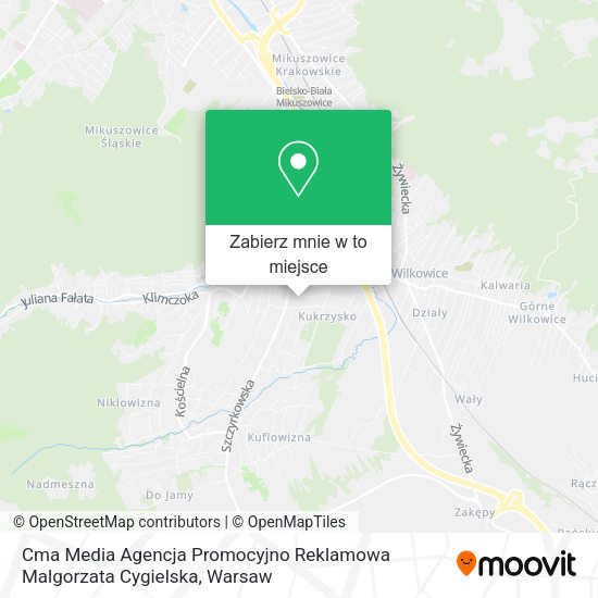 Mapa Cma Media Agencja Promocyjno Reklamowa Malgorzata Cygielska