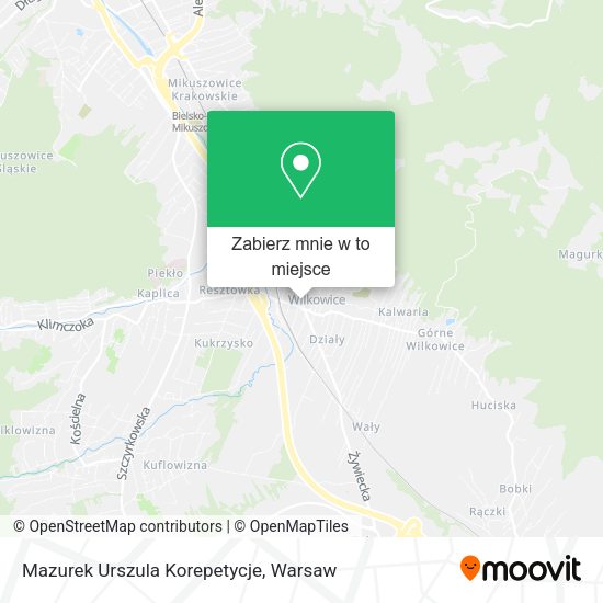 Mapa Mazurek Urszula Korepetycje