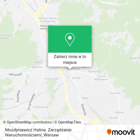 Mapa Mozdyniewicz Halina. Zarządzanie Nieruchomościami