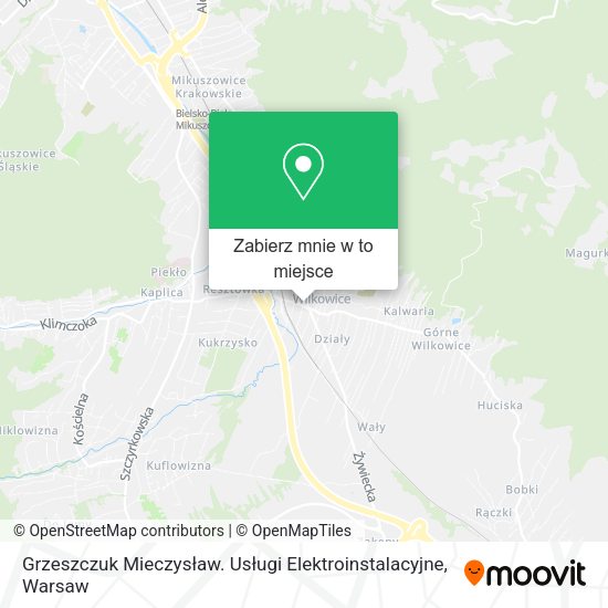 Mapa Grzeszczuk Mieczysław. Usługi Elektroinstalacyjne