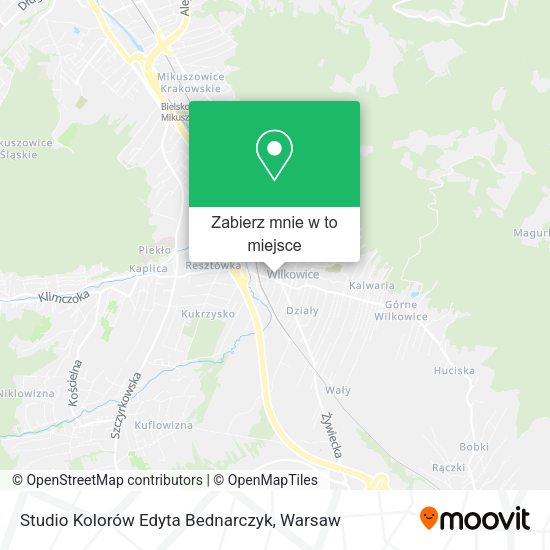 Mapa Studio Kolorów Edyta Bednarczyk