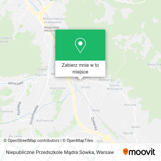 Mapa Niepubliczne Przedszkole Mądra Sówka