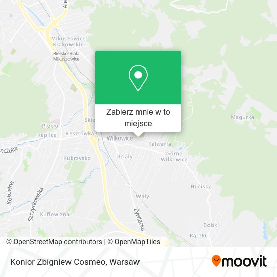 Mapa Konior Zbigniew Cosmeo