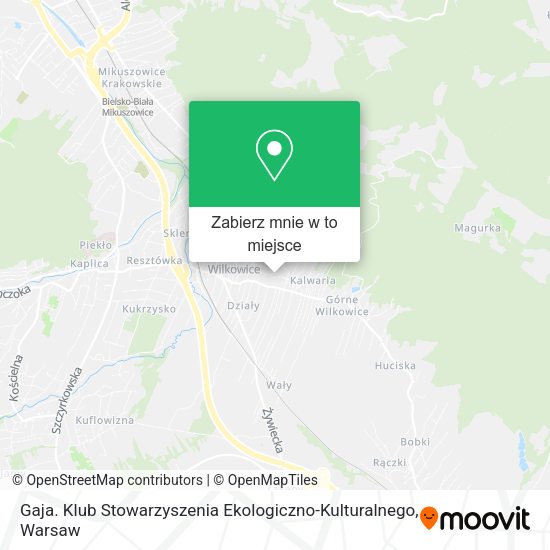 Mapa Gaja. Klub Stowarzyszenia Ekologiczno-Kulturalnego