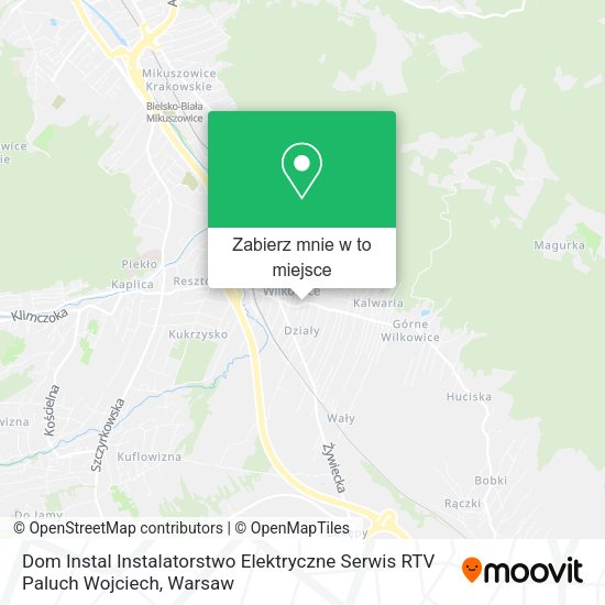 Mapa Dom Instal Instalatorstwo Elektryczne Serwis RTV Paluch Wojciech