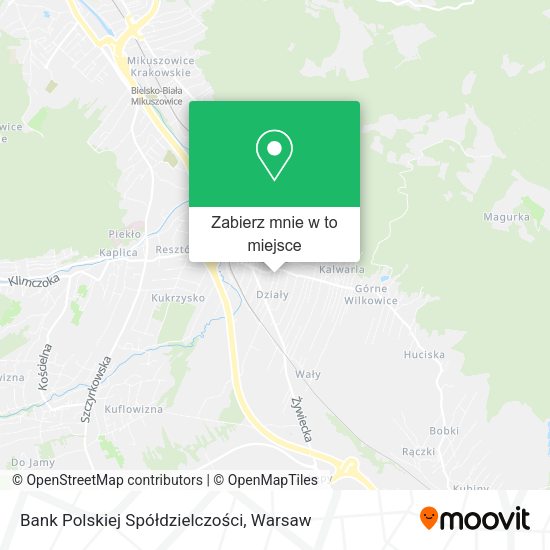 Mapa Bank Polskiej Spółdzielczości