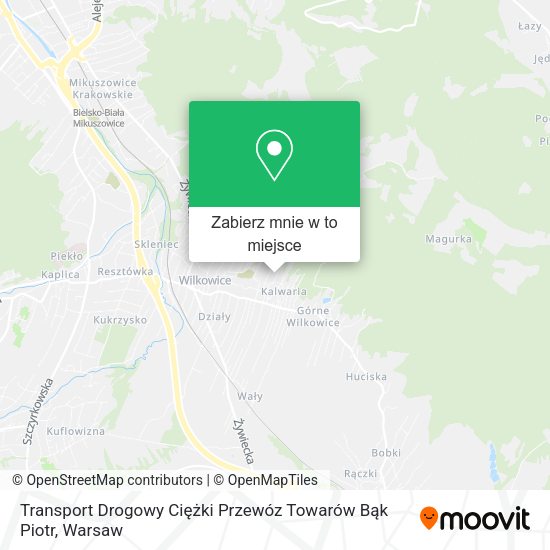 Mapa Transport Drogowy Ciężki Przewóz Towarów Bąk Piotr