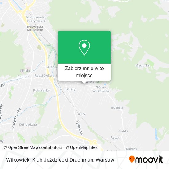 Mapa Wilkowicki Klub Jeździecki Drachman