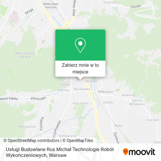 Mapa Usługi Budowlane Rus Michał Technologie Robót Wykończeniowych