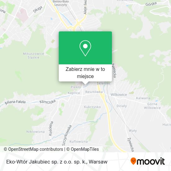 Mapa Eko-Wtór Jakubiec sp. z o.o. sp. k.