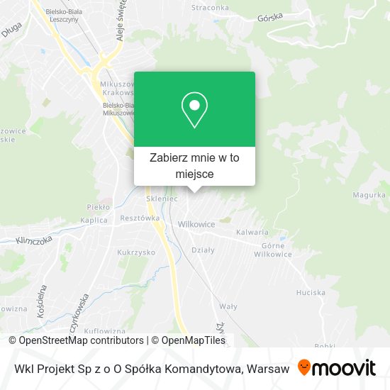 Mapa Wkl Projekt Sp z o O Spółka Komandytowa