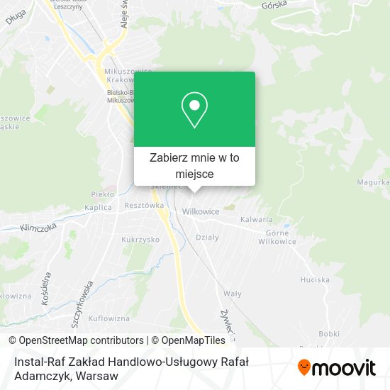 Mapa Instal-Raf Zakład Handlowo-Usługowy Rafał Adamczyk