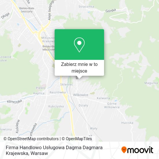 Mapa Firma Handlowo Usługowa Dagma Dagmara Krajewska