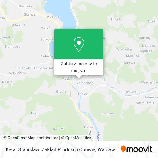 Mapa Kałat Stanisław. Zakład Produkcji Obuwia