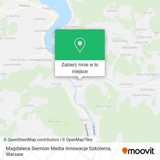 Mapa Magdalena Siemion Media Innowacje Szkolenia