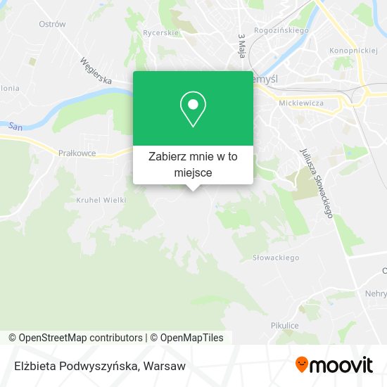 Mapa Elżbieta Podwyszyńska