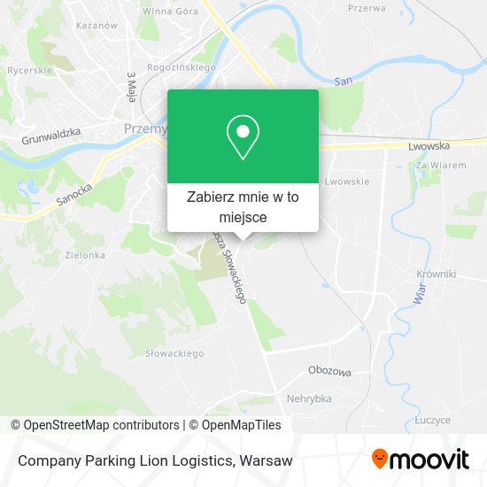 Mapa Company Parking Lion Logistics