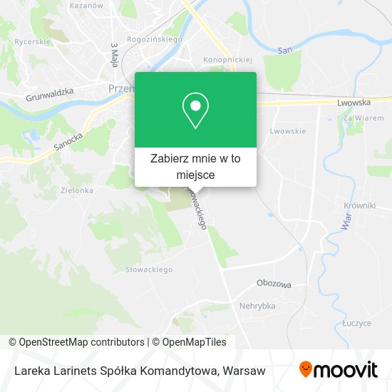 Mapa Lareka Larinets Spółka Komandytowa