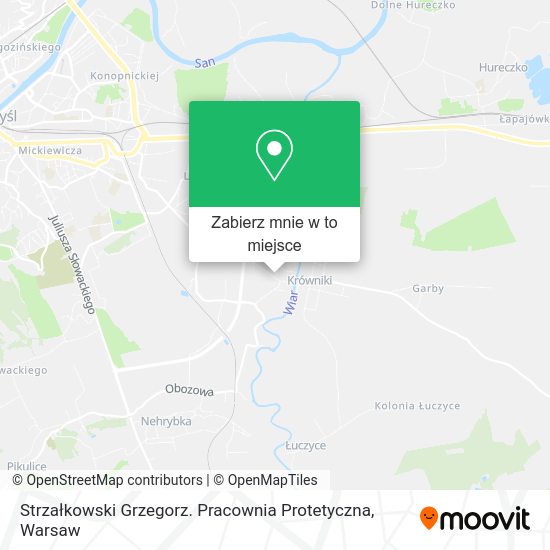 Mapa Strzałkowski Grzegorz. Pracownia Protetyczna