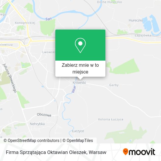 Mapa Firma Sprzątająca Oktawian Oleszek