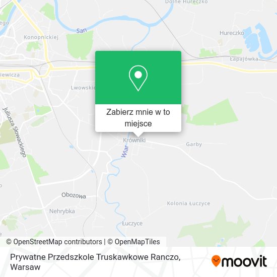 Mapa Prywatne Przedszkole Truskawkowe Ranczo