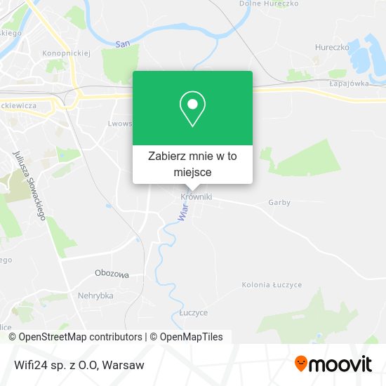 Mapa Wifi24 sp. z O.O