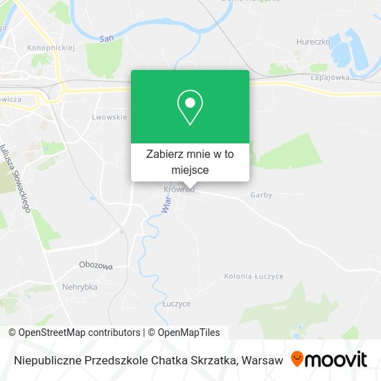 Mapa Niepubliczne Przedszkole Chatka Skrzatka