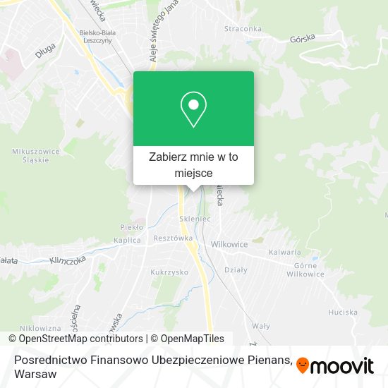 Mapa Posrednictwo Finansowo Ubezpieczeniowe Pienans