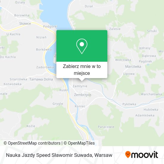 Mapa Nauka Jazdy Speed Sławomir Suwada