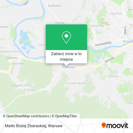 Mapa Matki Bożej Zbaraskiej