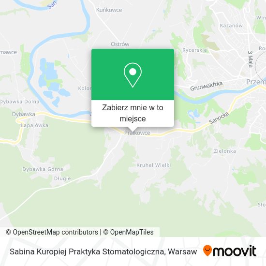 Mapa Sabina Kuropiej Praktyka Stomatologiczna