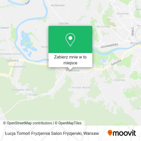 Mapa Łucja Tomoń Fryzjernia Salon Fryzjerski