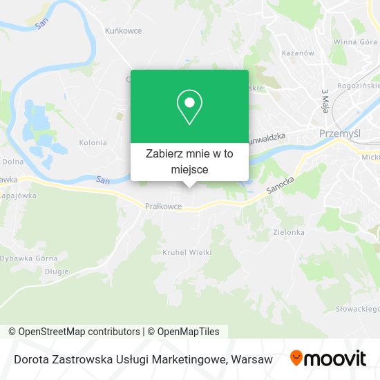 Mapa Dorota Zastrowska Usługi Marketingowe