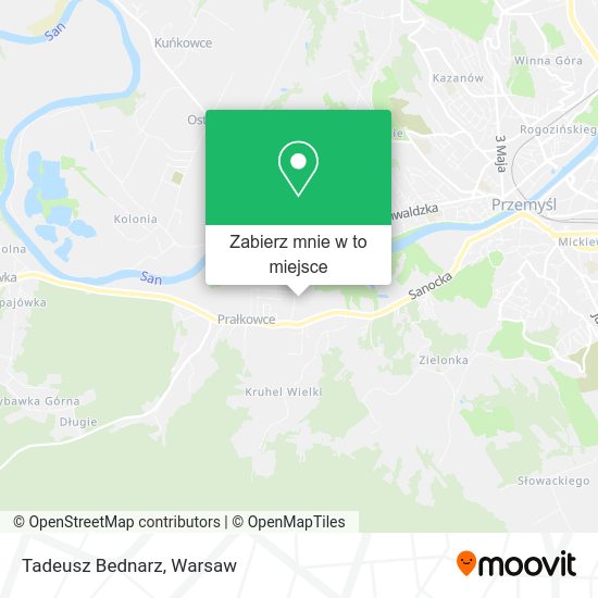 Mapa Tadeusz Bednarz