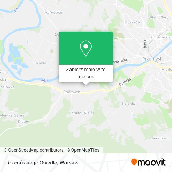 Mapa Rosłońskiego Osiedle