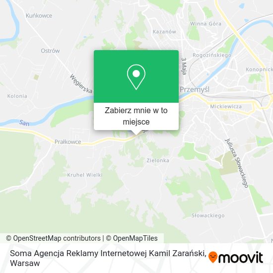 Mapa Soma Agencja Reklamy Internetowej Kamil Zarański