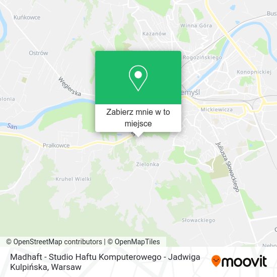 Mapa Madhaft - Studio Haftu Komputerowego - Jadwiga Kulpińska