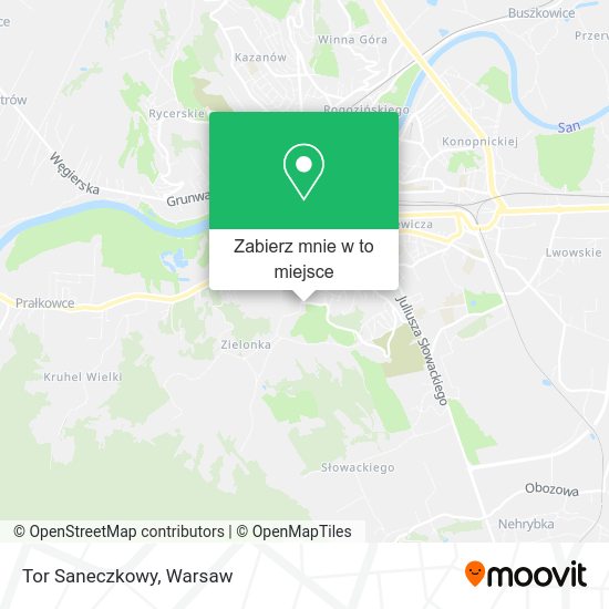 Mapa Tor Saneczkowy