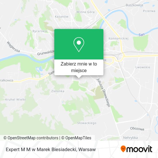 Mapa Expert M M w Marek Biesiadecki